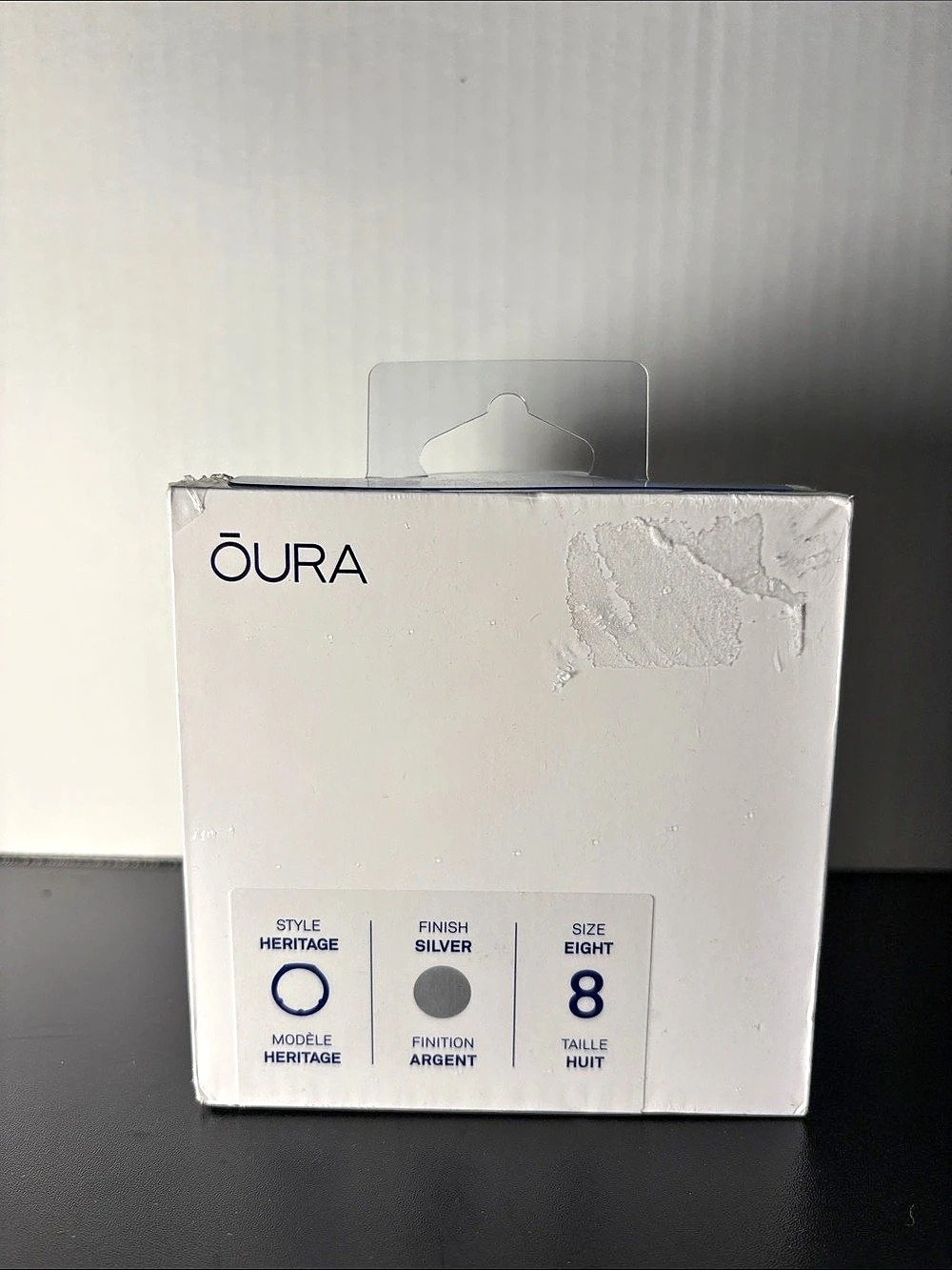 Oura Ring Gen3 Heritage Silver Smart Ring